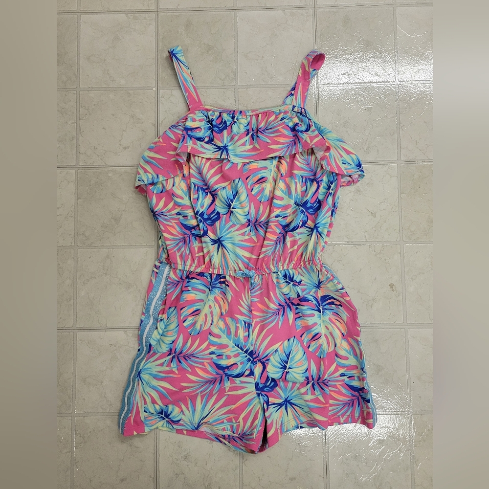 Girl's Wonder Nation Tropical Romper Size XL (14-16)